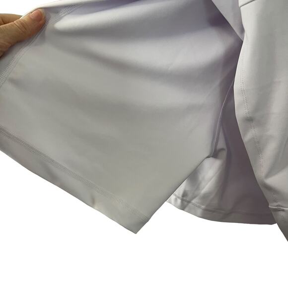 NWT Aqua Athletic Women's white workout training romper with dress overlay- XL - Picture 4 of 9